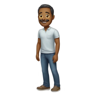 Papa dans maman sticker