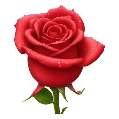 love with rose sticker