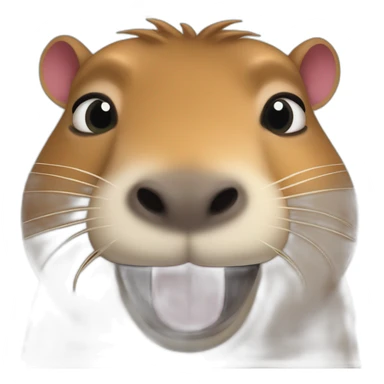 Capybara Smiling sticker