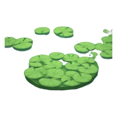 A pond with ripple sticker