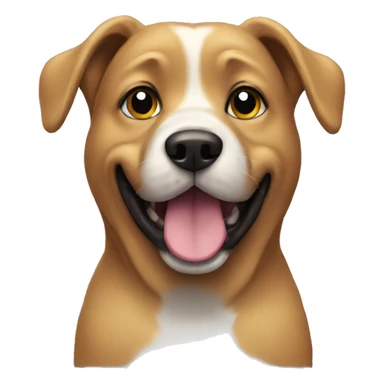 Dog wearing a goodie  sticker