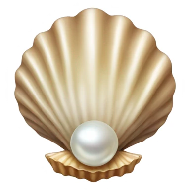 OpenSea shell with pearl sticker