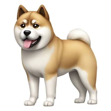 Akita Dog Breed Full Body sticker