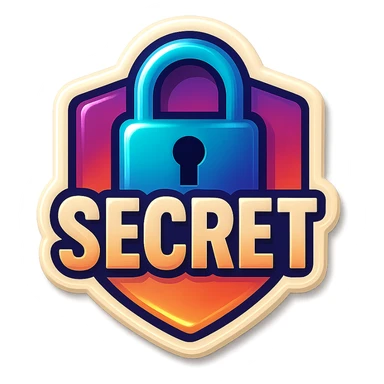 secret badge sticker