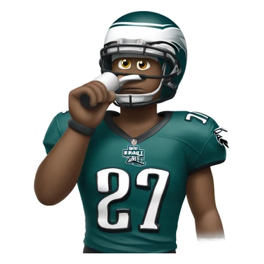 Philidalphia Eagle with a whistle  sticker