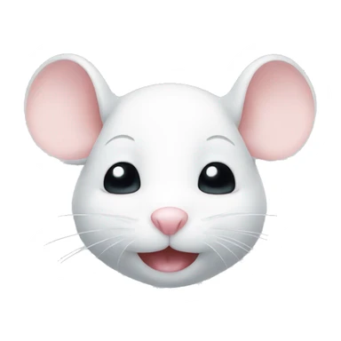 White Mouse cute sticker
