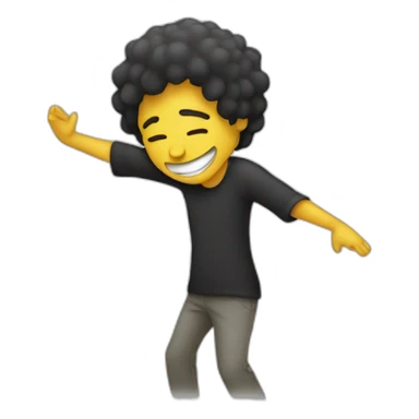 Personne qui dab sticker