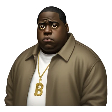 Notorious BIG sad sticker