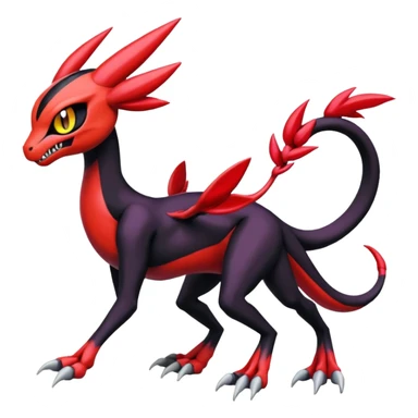 Colorful Cool Badass  Meloetta-Venom-Guilmon-Darkrai-Pokémon-Fakémon-fusion-hybrid-creature sticker