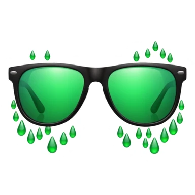 the matrix, sunglasses and code sticker