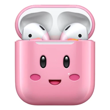Kirby Airpods sticker