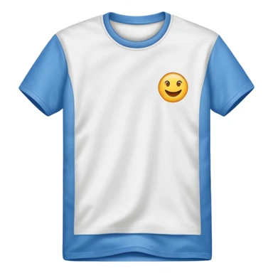 plain white short sleeve t-shirt no buttons sticker