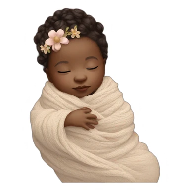 Newborn boho style sticker