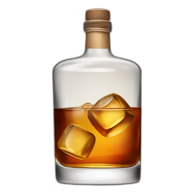whisky on the rocks sticker