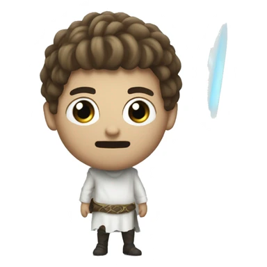 Un fantasma con una spada sticker