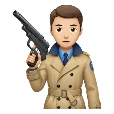 space detective sticker