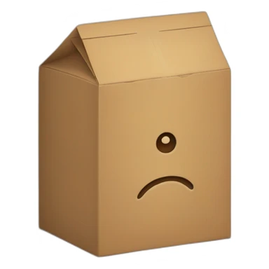 person looking at box sticker