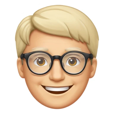 my sticker with glasses  sticker