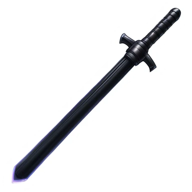 black lightsaber starwars sticker