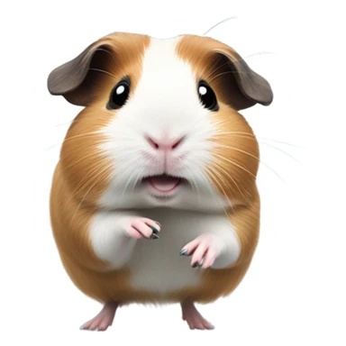 Tap dancing guinea pig sticker
