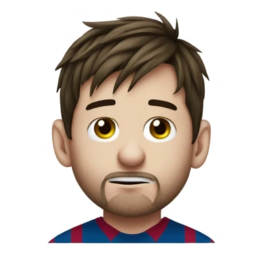 leo messi crying with tears sticker