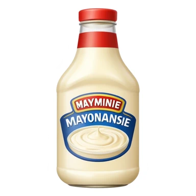 a bottle of mayo sticker