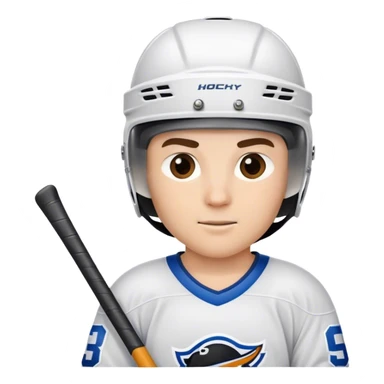 Ice hockey player sticker