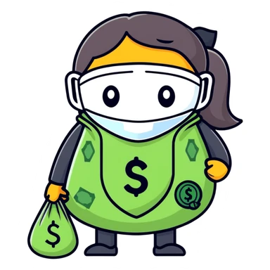 Robber emoji sticker