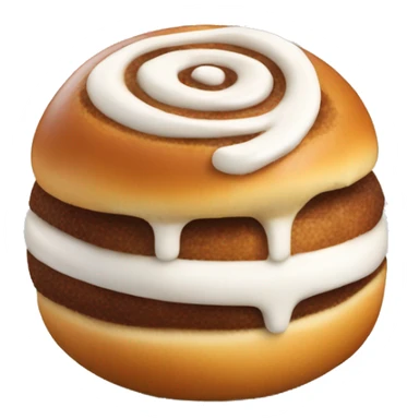 Cinnabon bun sticker