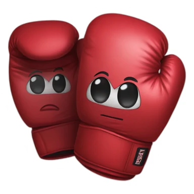 Boxing gloves sticker