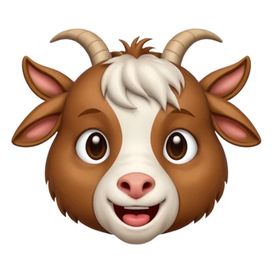 Goat Crying laught sticker