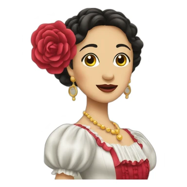 Flamenca sticker