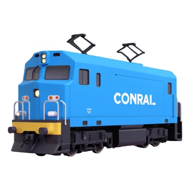Conrail electric boxy locomotive sticker