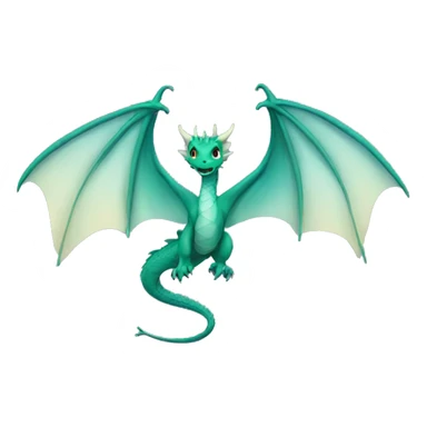 dragon wings soaring sticker