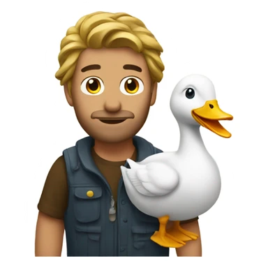 Ross with duck sticker