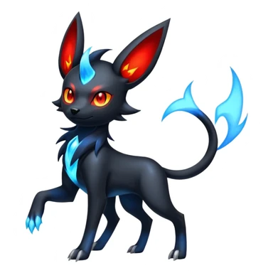 Umbreon-Luxray-Manectric-Houndoom-Pokémon-Fakémon-hybrid-creature sticker