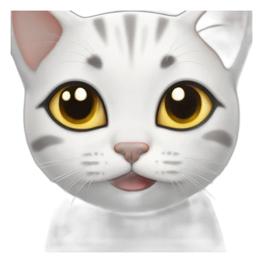 a kitten crying sticker