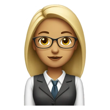 accounting girl sticker