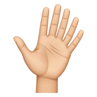 YVL hand sign sticker