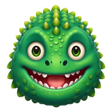Create a monster emoji sticker