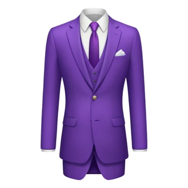 purple suit sticker