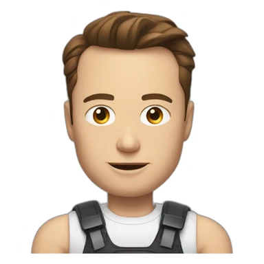 Elon musk doing the griddy sticker