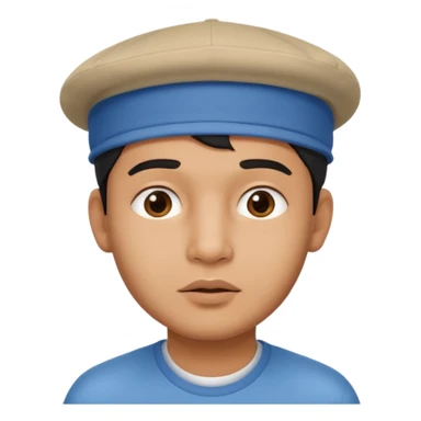  Fait un jeune indien pas trop beau avec un léger surprise un double menton et une casquette sur la tete sticker