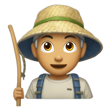 Son Gokuh fisherman sticker