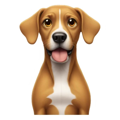 Dog with his mind blown sticker