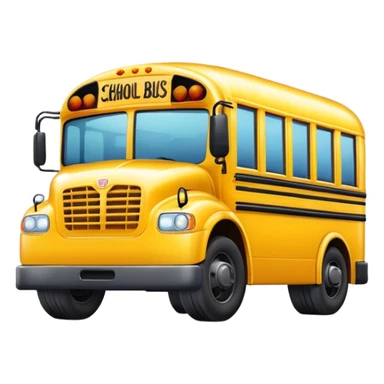 yellow school bus sticker