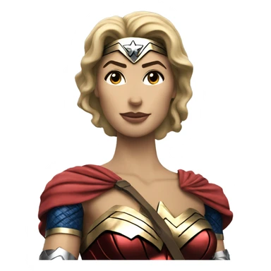 wonder Woman rameur sticker