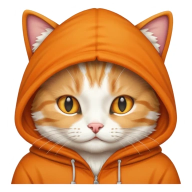 Kitty Wearing hood sticker
