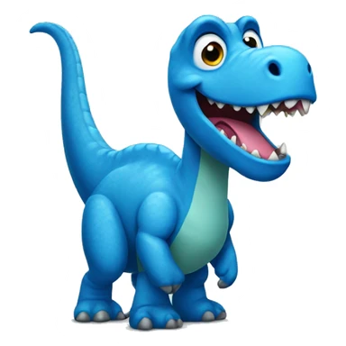 Blue dinosaur  sticker