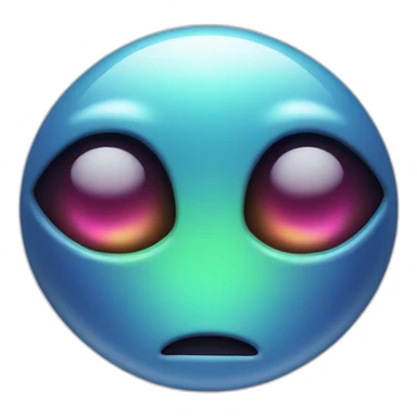 app icon, imessage with alien face sticker